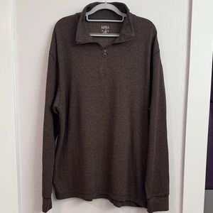 Red Head Brand Co. Men's Dark Brown Half-Zip Pullover